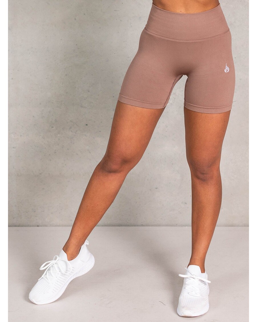 شورت بدون درز Ryderwear Lift Bbl Scrunch - بادامی