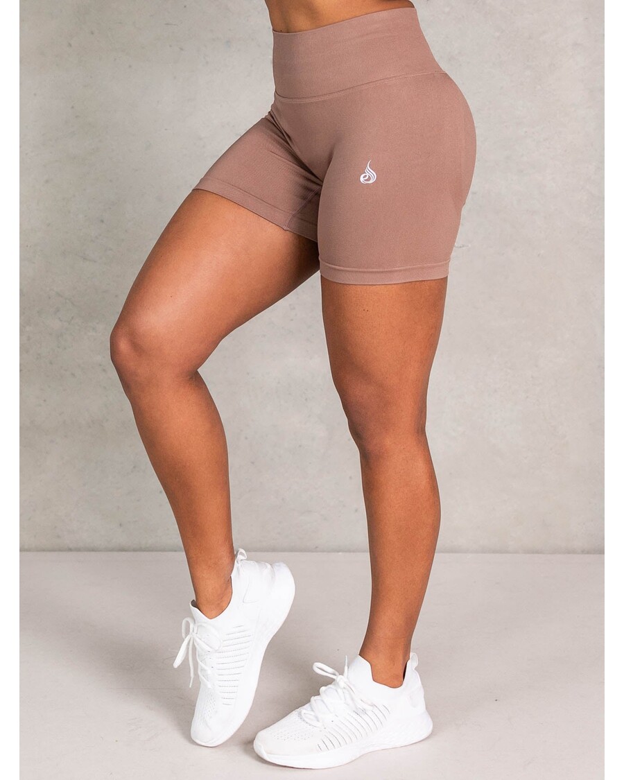 شورت بدون درز Ryderwear Lift Bbl Scrunch - بادامی