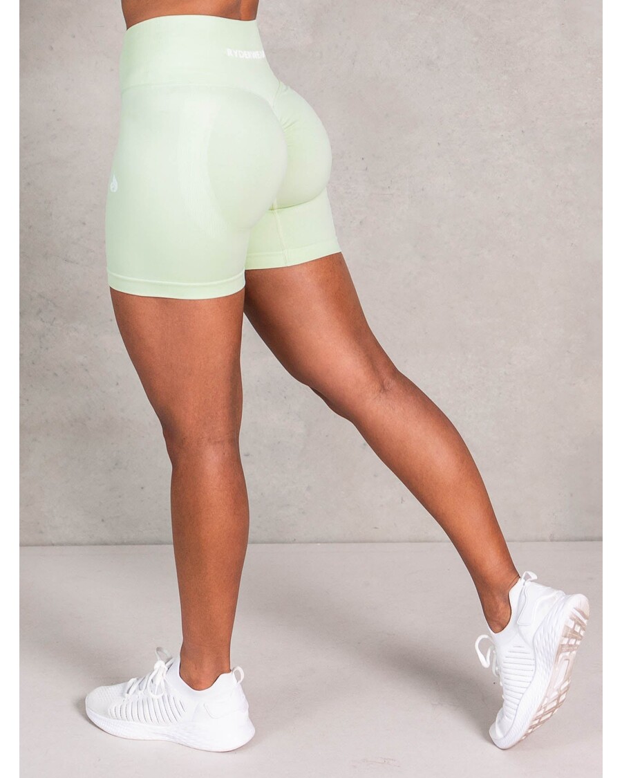 Ryderwear Lift BBL Scrunch Seamless Shorts - Matcha