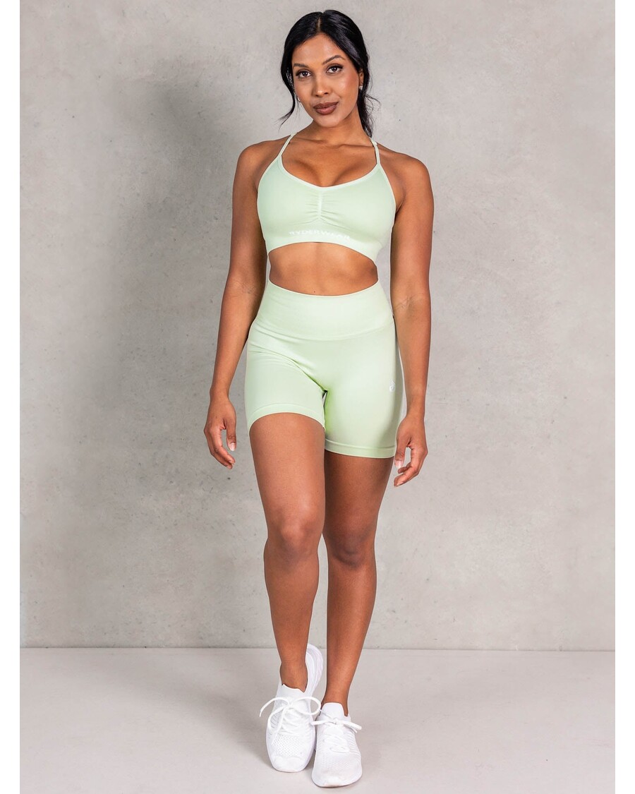 Ryderwear Lift BBL Scrunch Seamless Shorts - Matcha