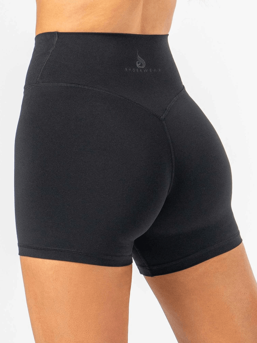 Ryderwear NKD Cross Waist Band Shorts - Black