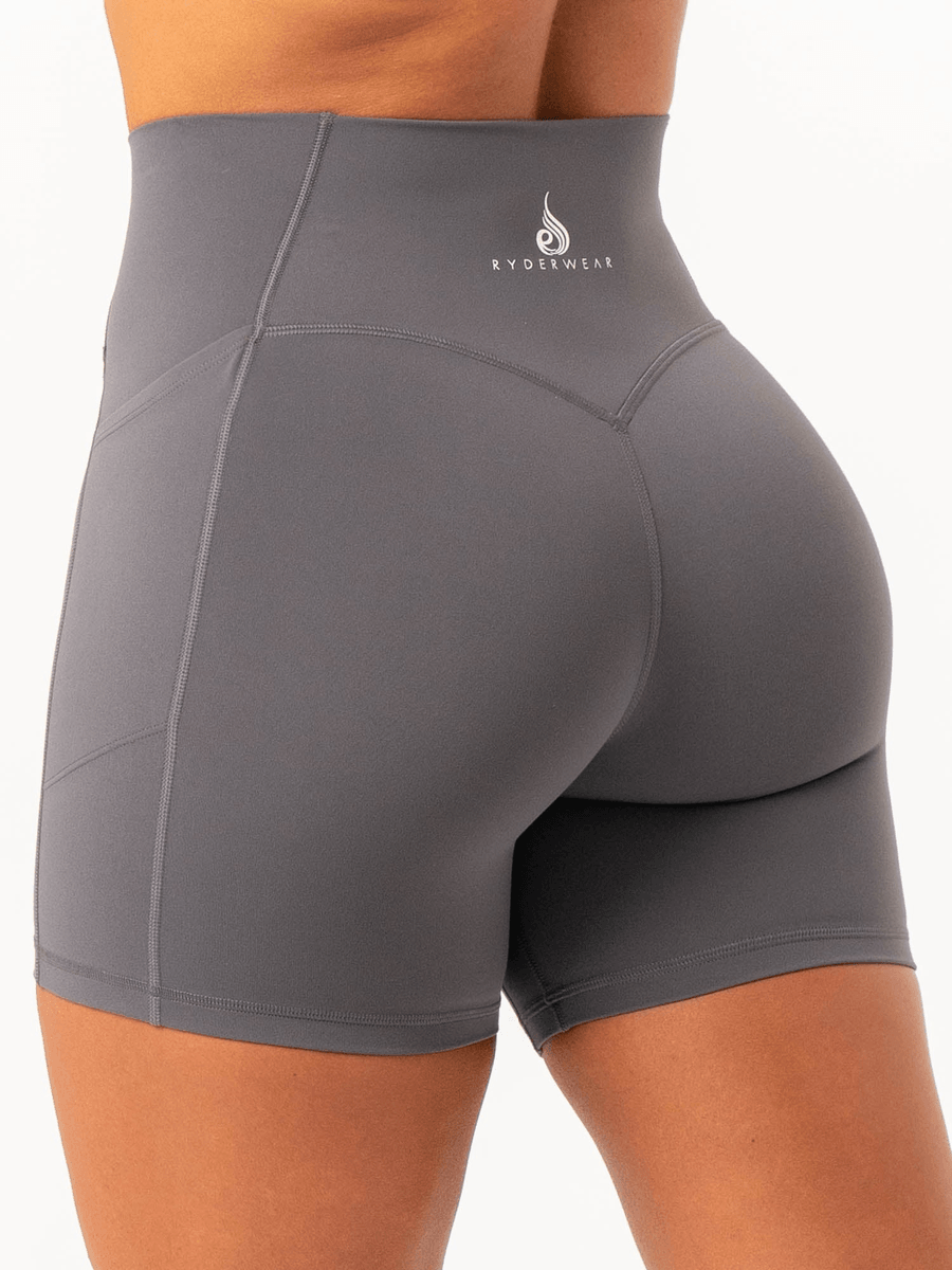 Ryderwear NKD Pocket Shorts - Charcoal