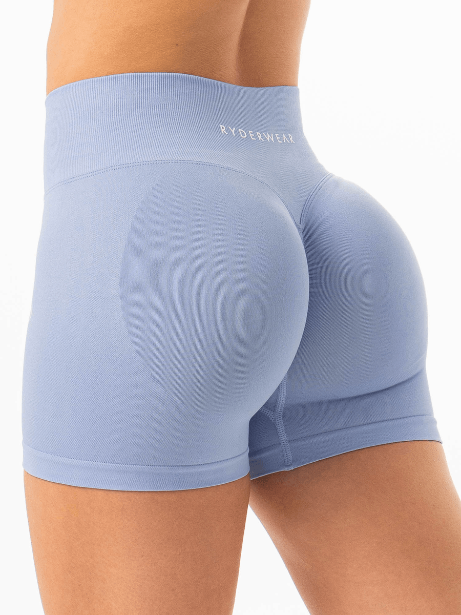 Ryderwear Sculpt Seamless Shorts - Sky Blue