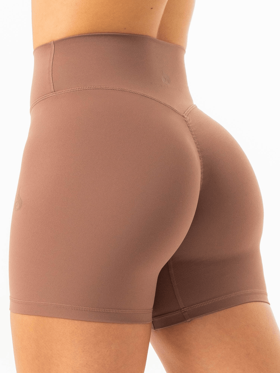 Ryderwear NKD Invisible Scrunch Shorts - Mocha
