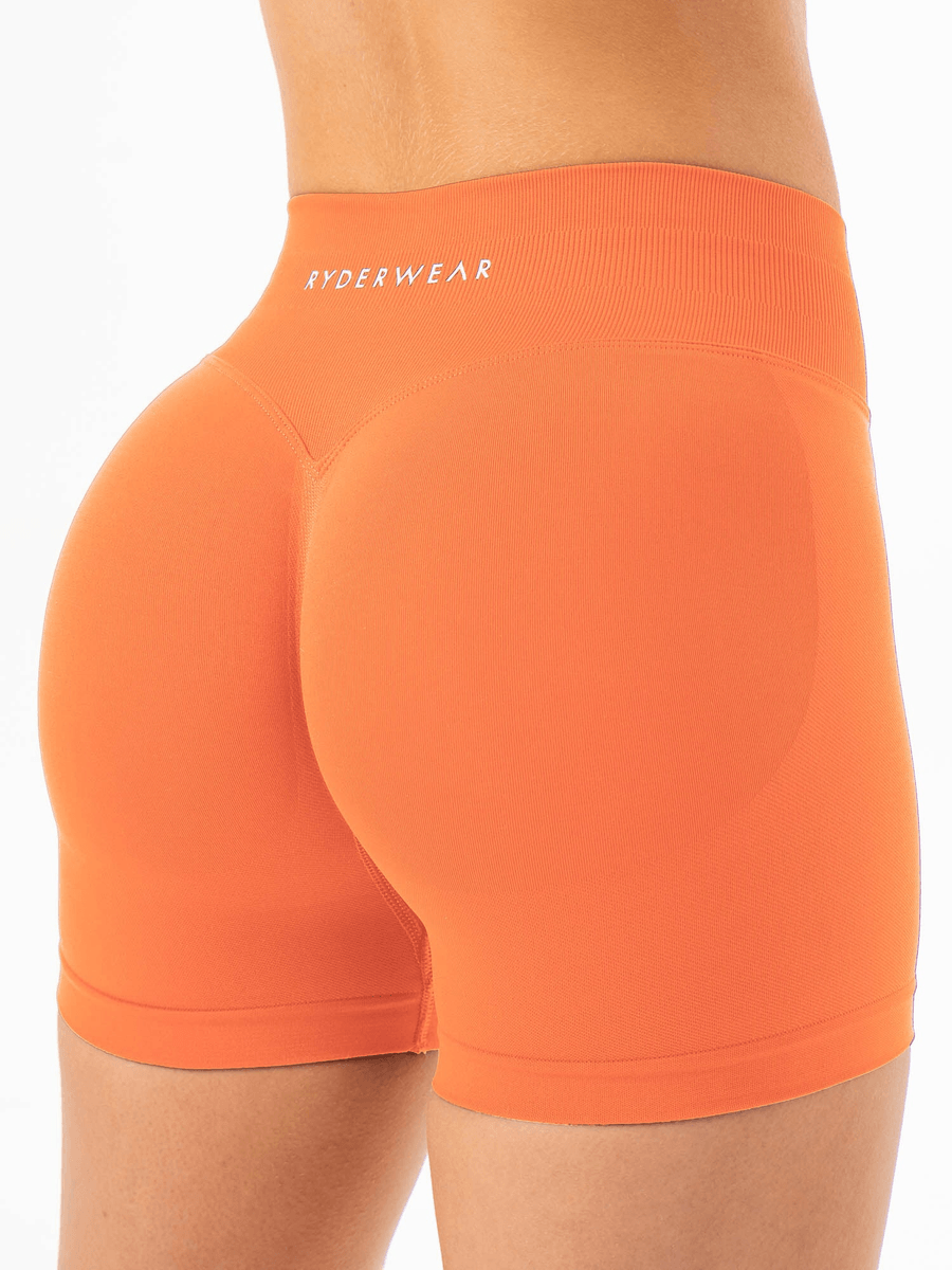 Ryderwear Boost Seamless Shorts - Papaya