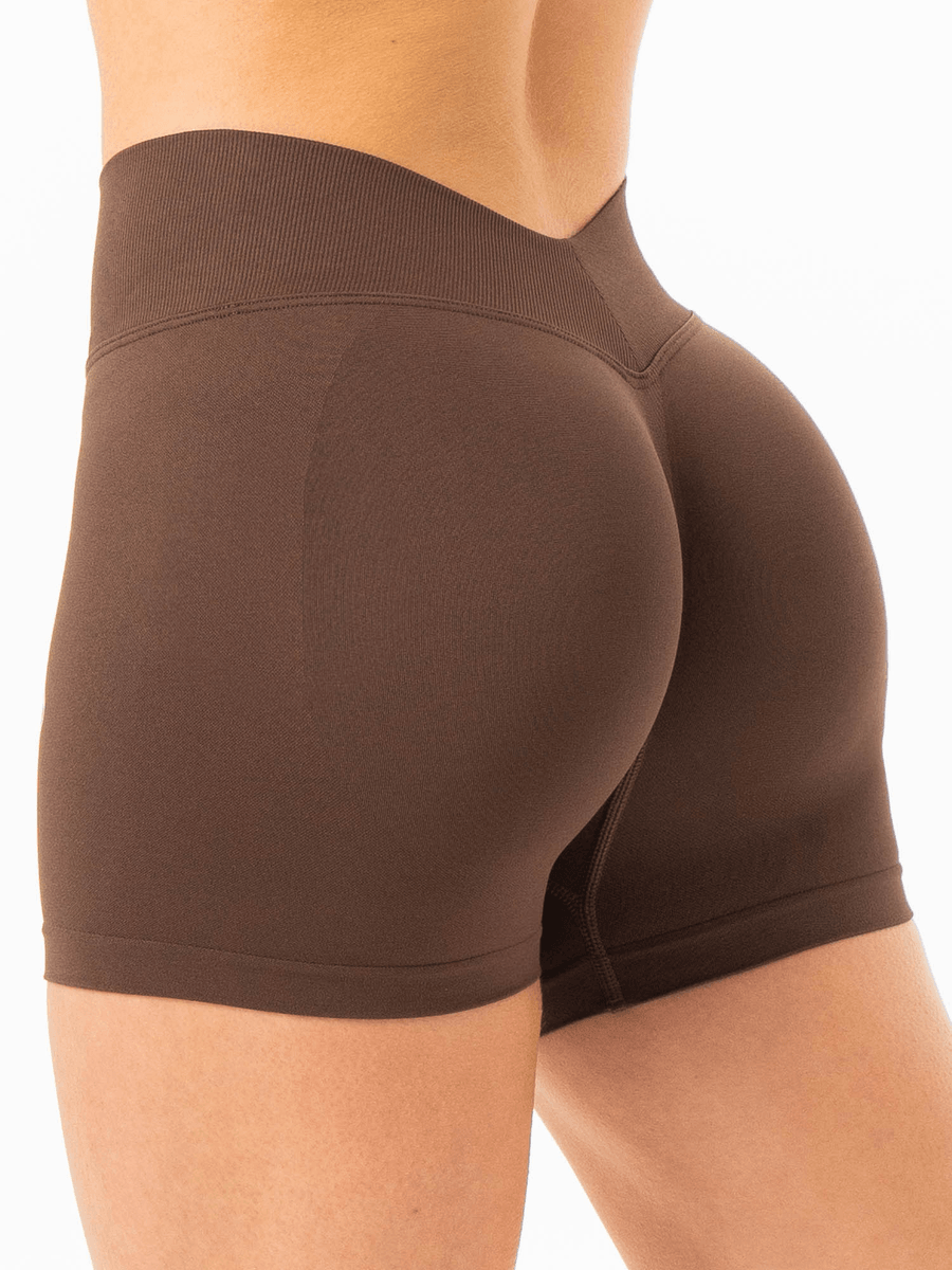 Ryderwear Boost V Back Shorts - Chocolate