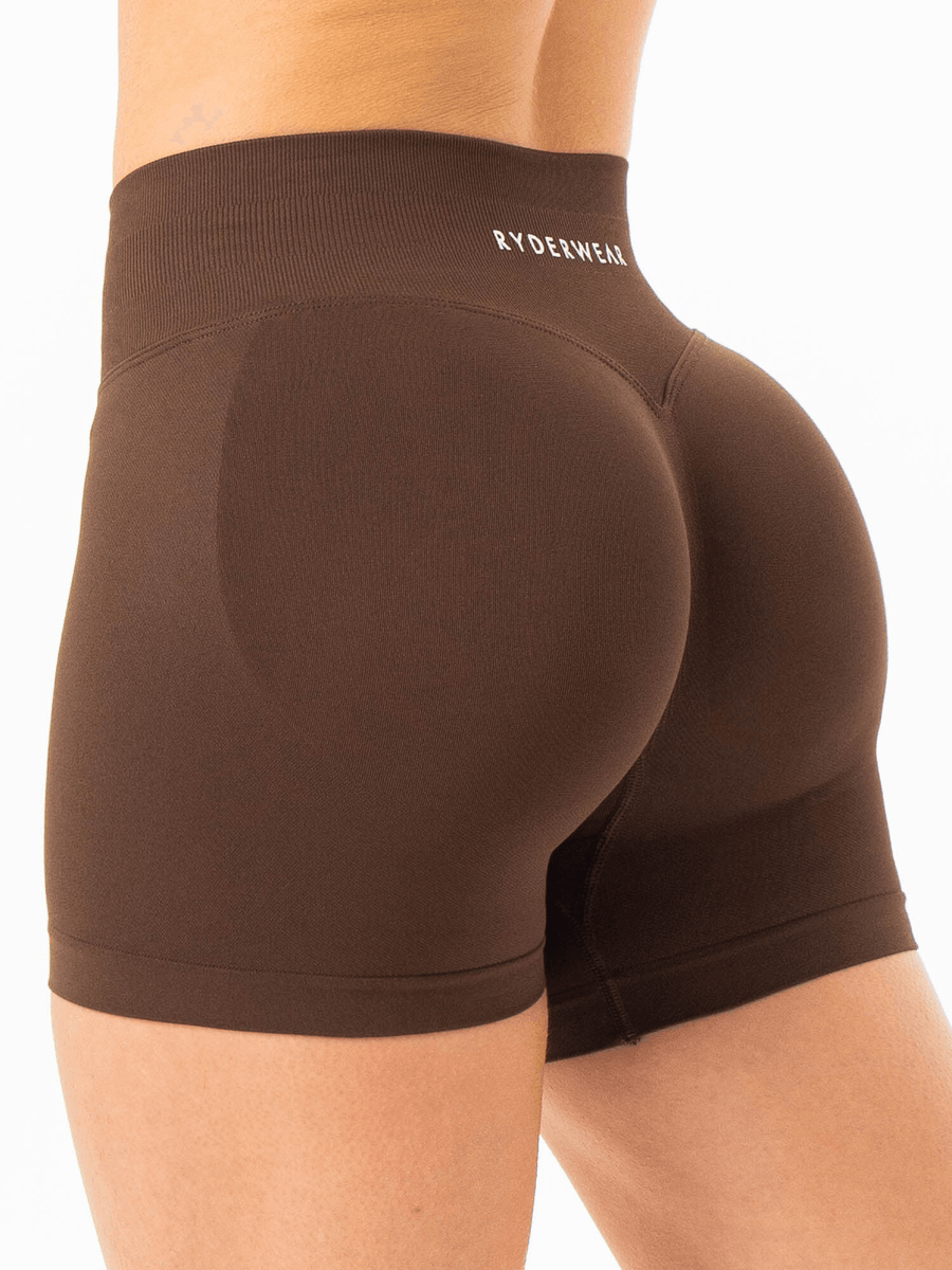 Ryderwear Boost Seamless Shorts - Chocolate