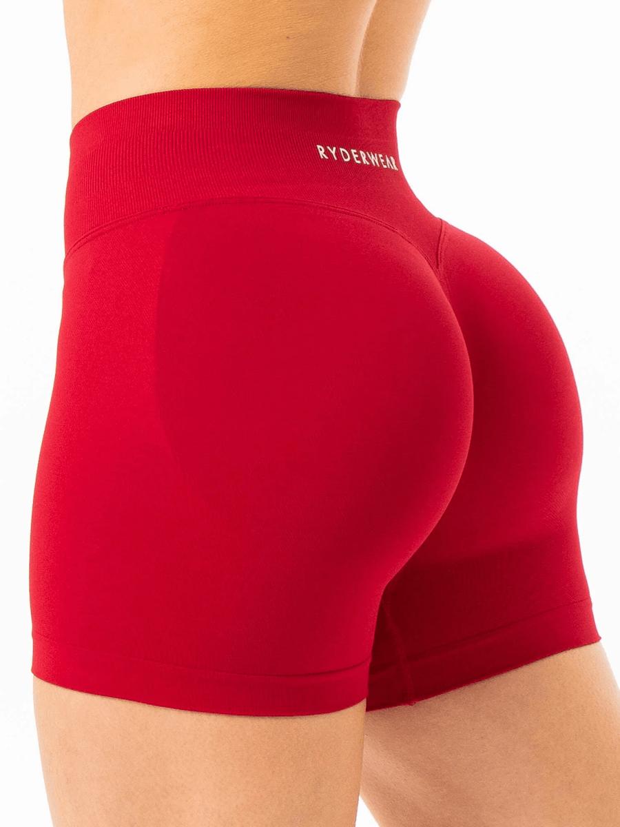 Ryderwear Boost Seamless Shorts - Cherry