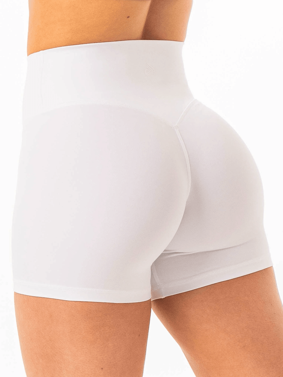 Ryderwear NKD High Waisted Shorts - White