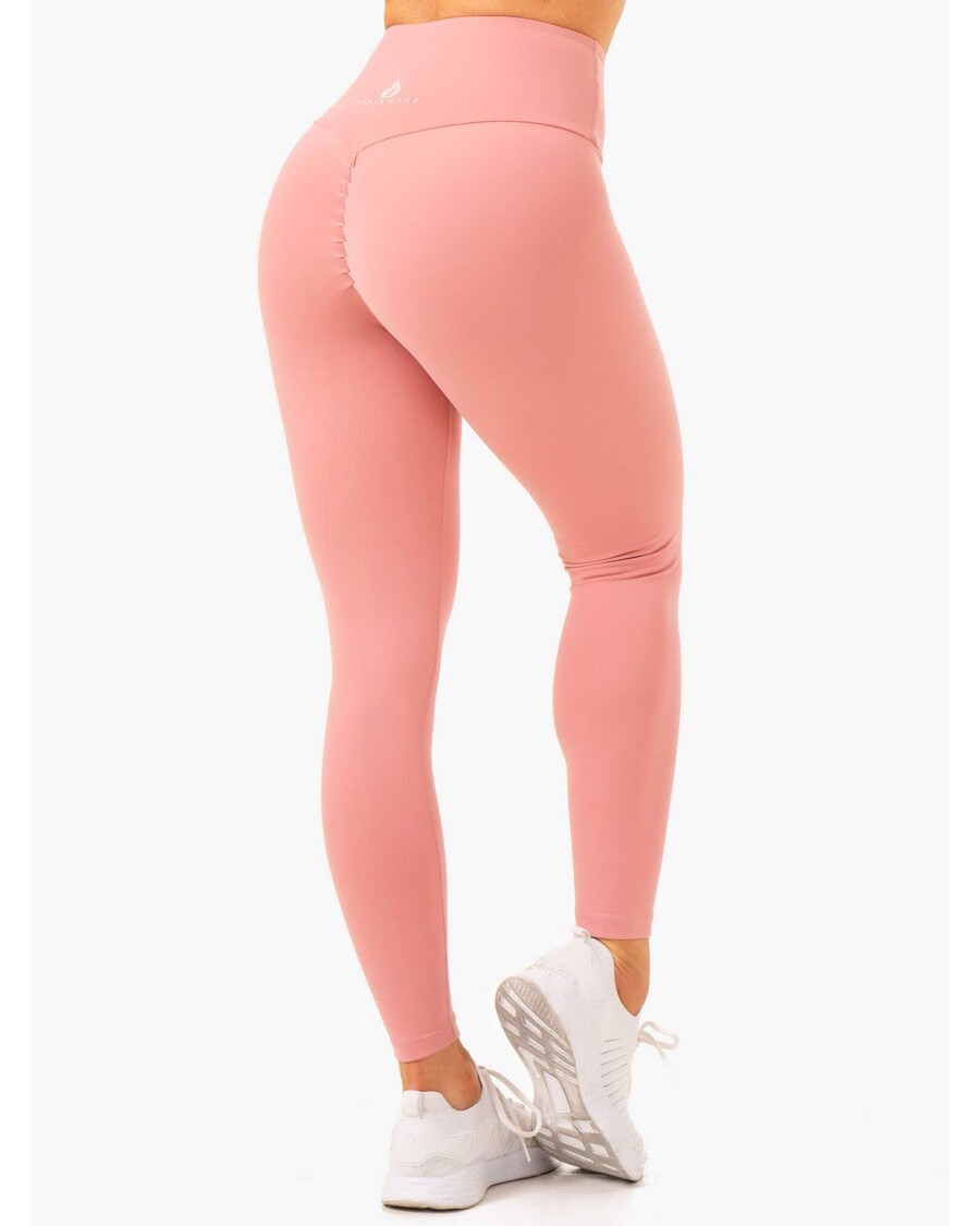 Ryderwear Vital Aukšto Juosmens Scrunch Antblauzdžiai - Rausvos Spalvos