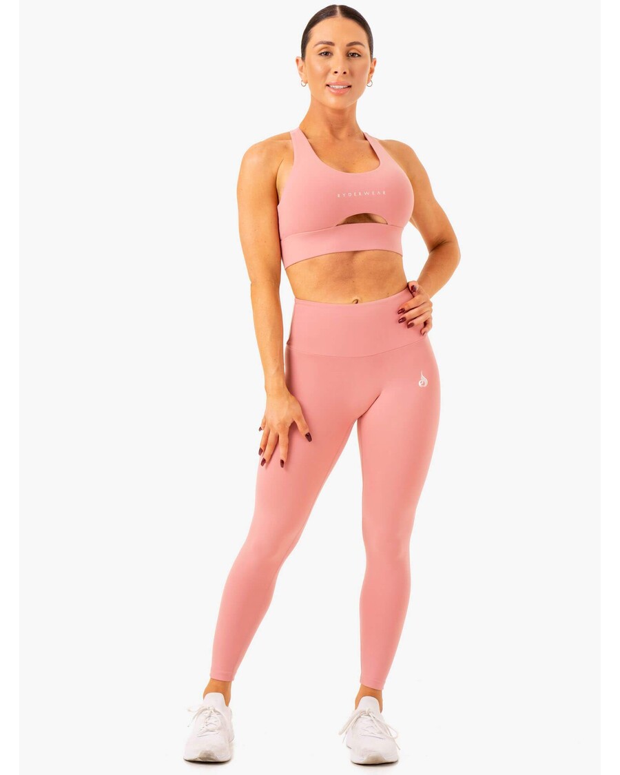 Ryderwear Vital Aukšto Juosmens Scrunch Antblauzdžiai - Rausvos Spalvos