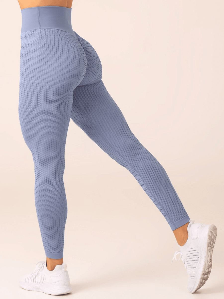 Ryderwear Honeycomb Scrunch Seamless κολάν - ατσάλινο μπλε