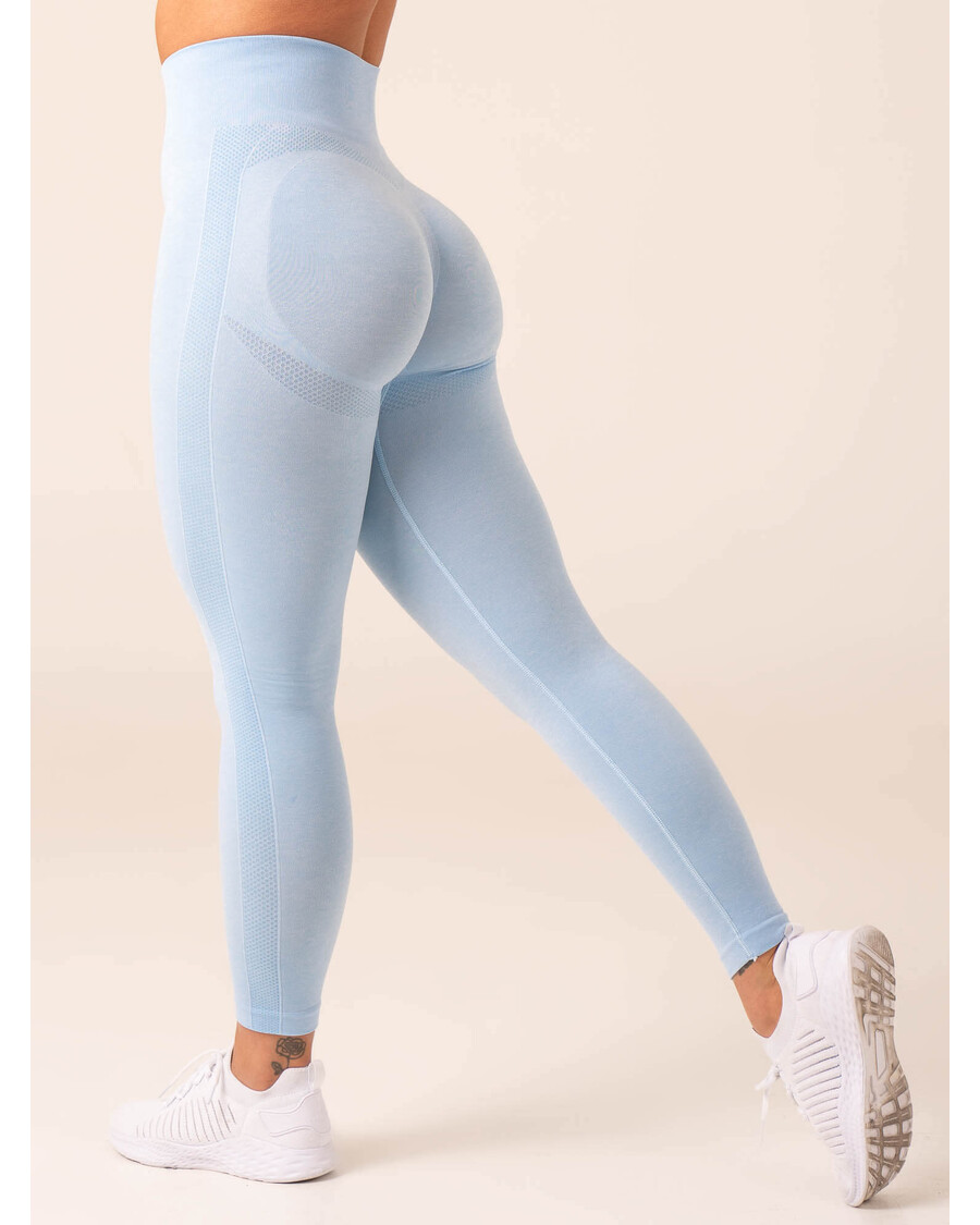 Ryderwear Evolve Seamless Leggings - Sky Blue Marl