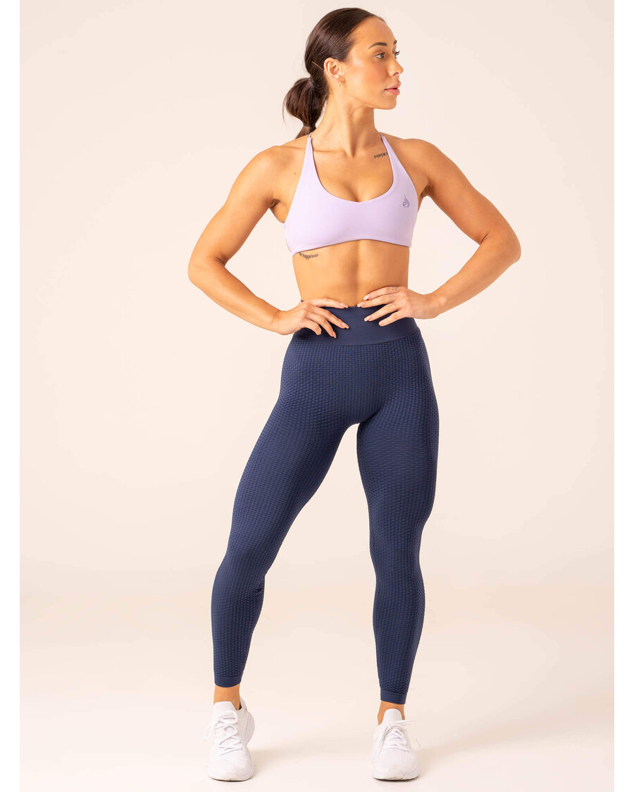Ryderwear Honeycomb Scrunch Seamless Leggings - Navy