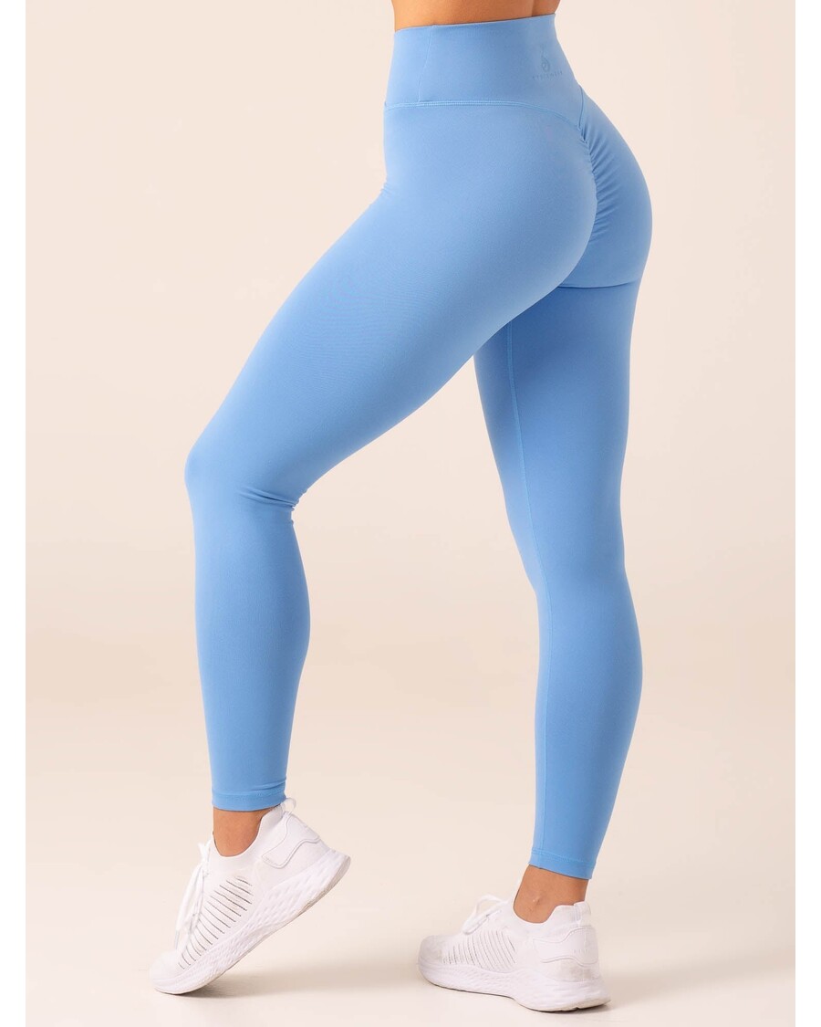 Ryderwear Momentum Cross Over Scrunch Leggings - Bright Blue
