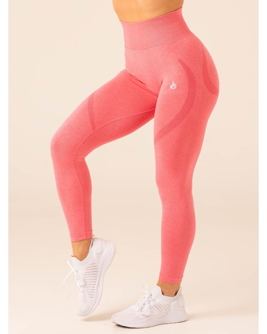 Ryderwear Sculpt Varrat Nélküli Leggings - Korall Rózsaszín Márga