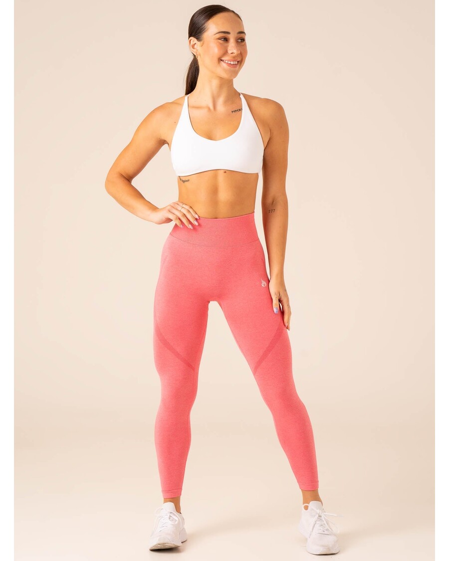Ryderwear Sculpt Varrat Nélküli Leggings - Korall Rózsaszín Márga