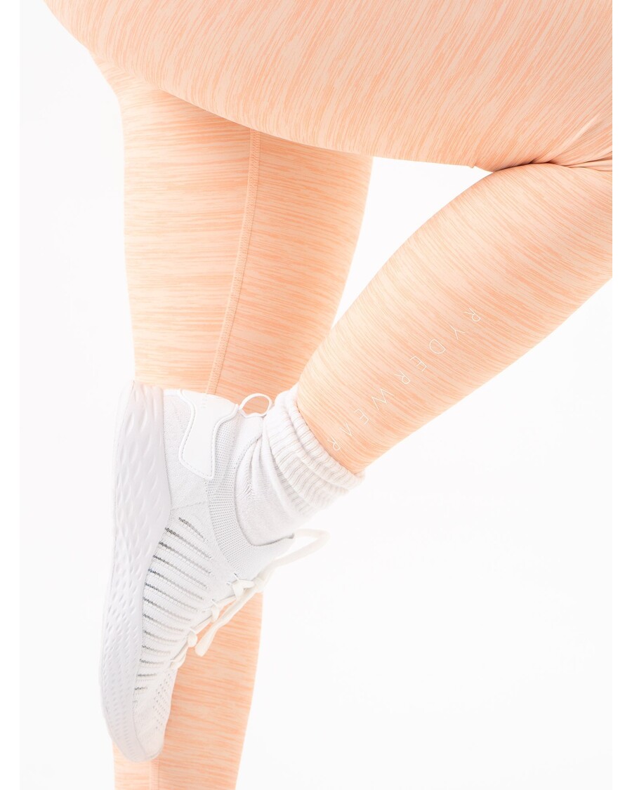 Ryderwear NKD V Scrunch Leggings - Blush Marl