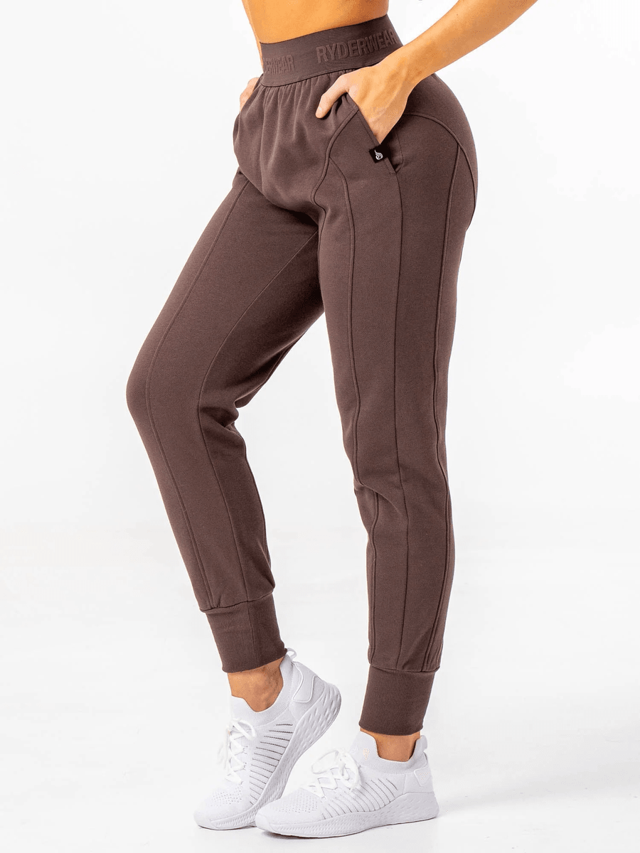 Ryderwear Contour Track Pants - Chocolate