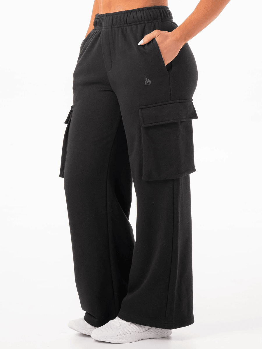 Ryderwear Cargo Track Pant - Black