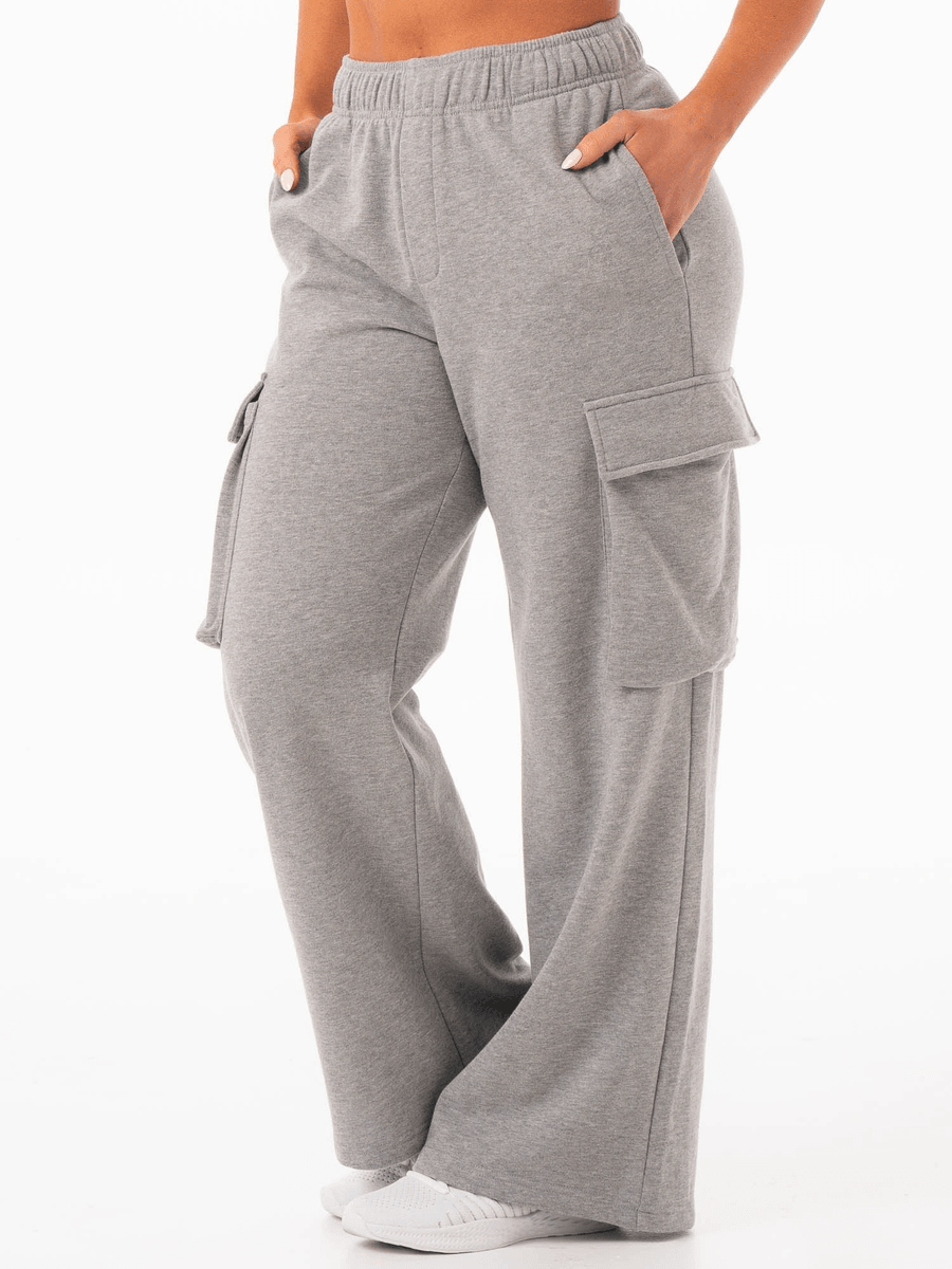 Ryderwear Cargo Track Pant - Grey Marle