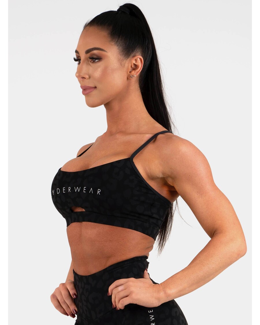 Sujetador Deportivo Ryderwear Animal - Leopardo Negro