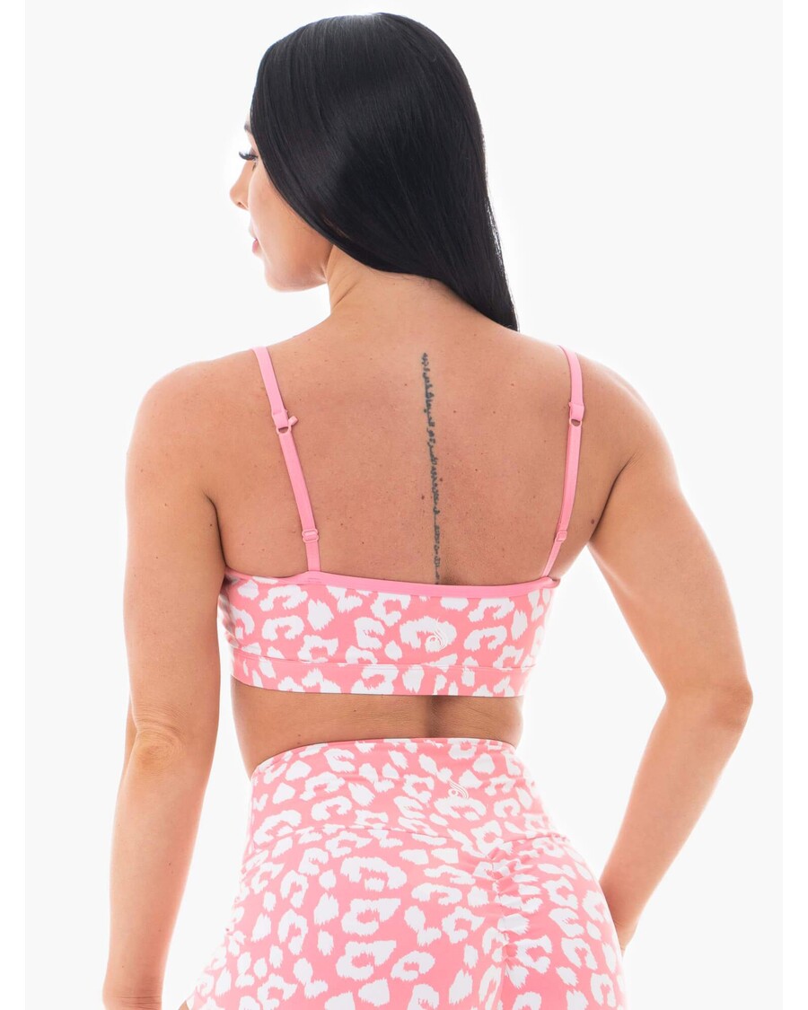 Sutiã Esportivo Ryderwear Animal - Leopardo Rosa