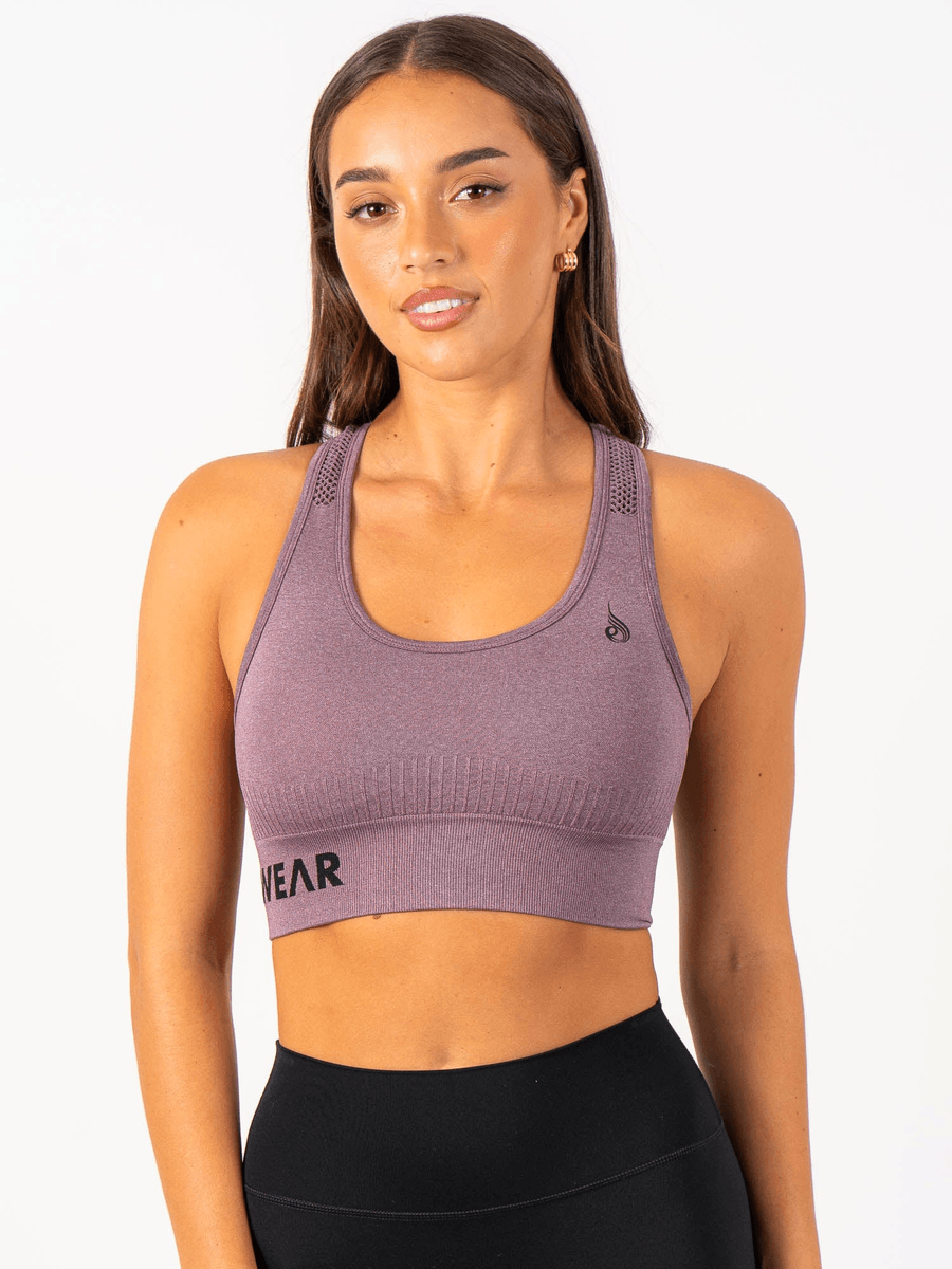 Ryderwear Seamless Staples Sports Bra - Purple Marl
