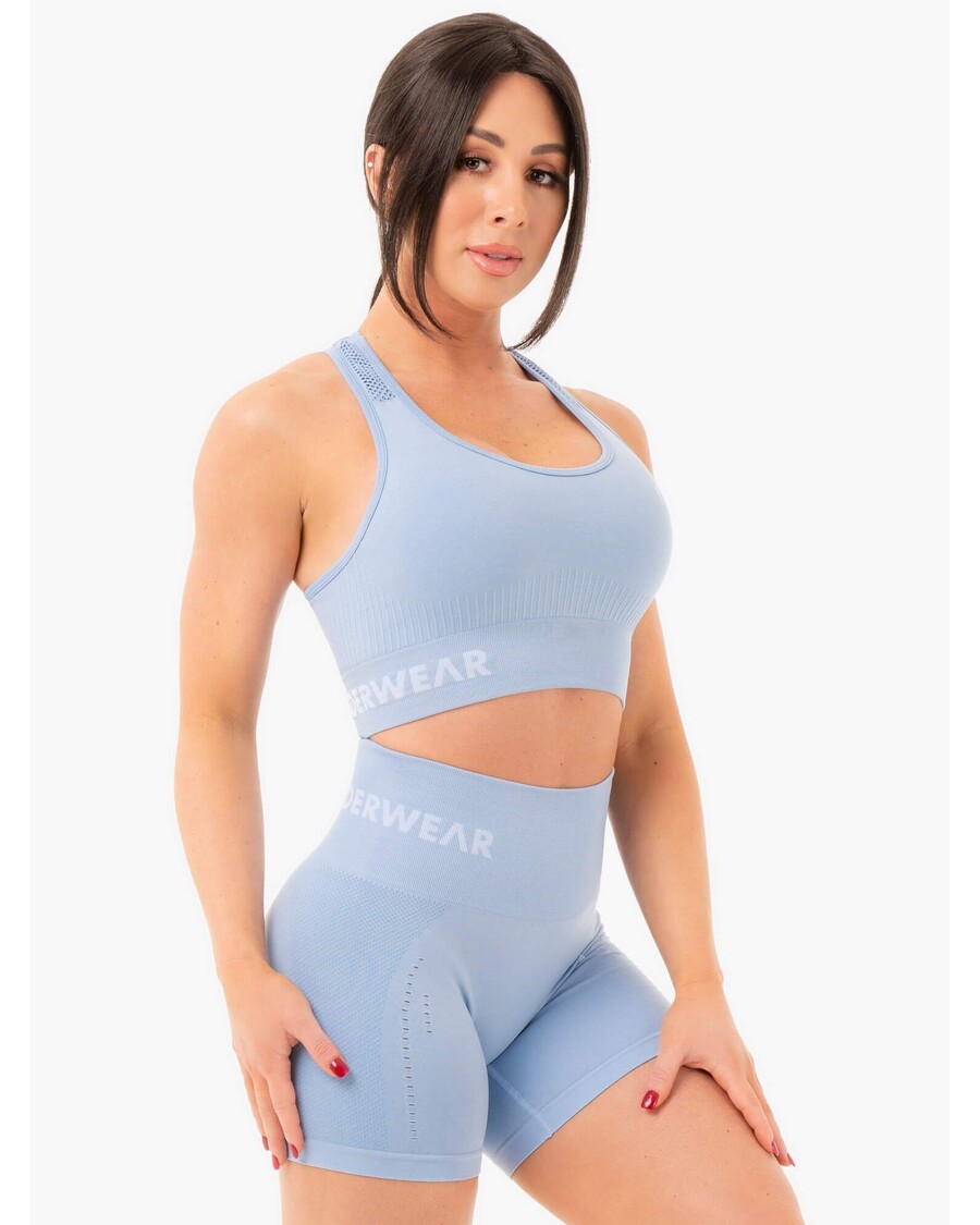 Ryderwear Seamless Staples Sports Bra - Denim Blue Marl