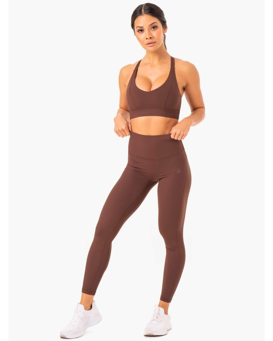 Спортен сутиен Ryderwear Nkd Align - шоколад