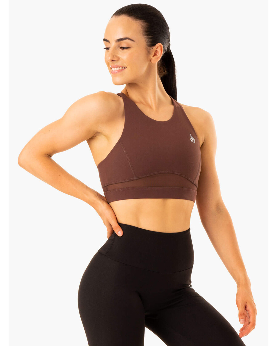 Ryderwear Amazon Mesh Sports Bra - Chocolate