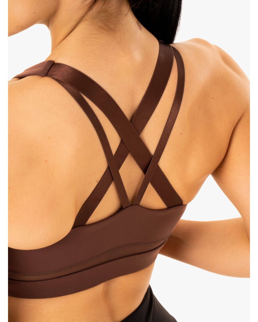 Ryderwear Amazon Mesh Sports Bra - Chocolate