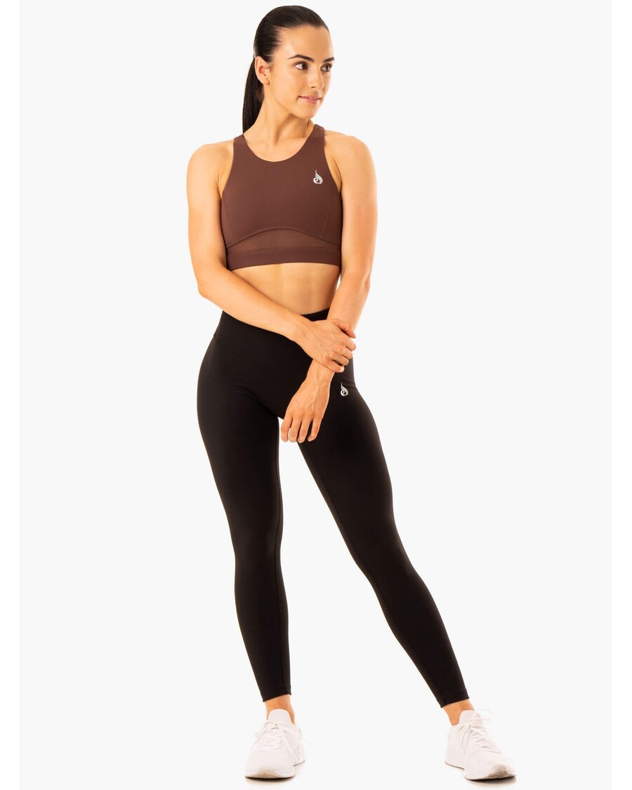 Ryderwear Amazon Mesh Sports Bra - Chocolate