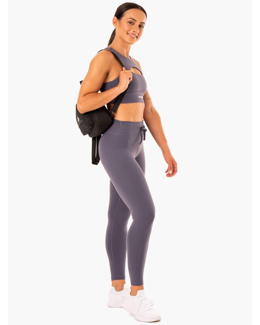 Ryderwear Replay Izrezan športni Nedrček - Oglje