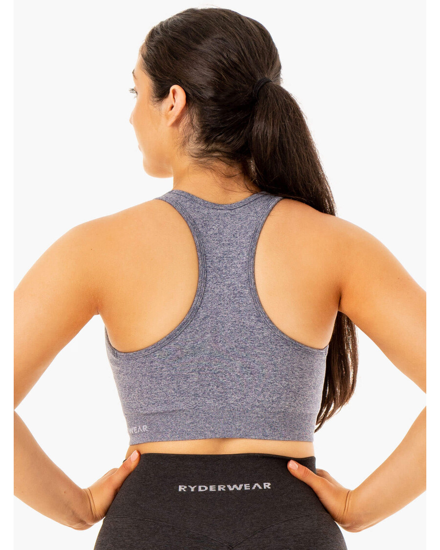 Ryderwear Sculpt απρόσκοπτη Racer πίσω αθλητικό σουτιέν - Navy Marl