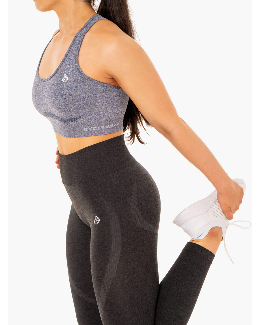 Ryderwear Sculpt απρόσκοπτη Racer πίσω αθλητικό σουτιέν - Navy Marl