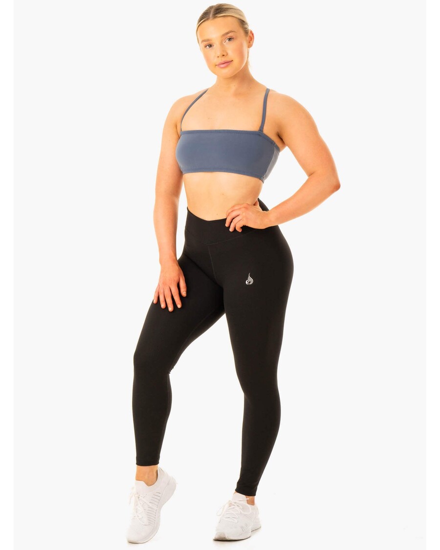 Ryderwear Convertible Bandeau Sports Bra - Steel Blue