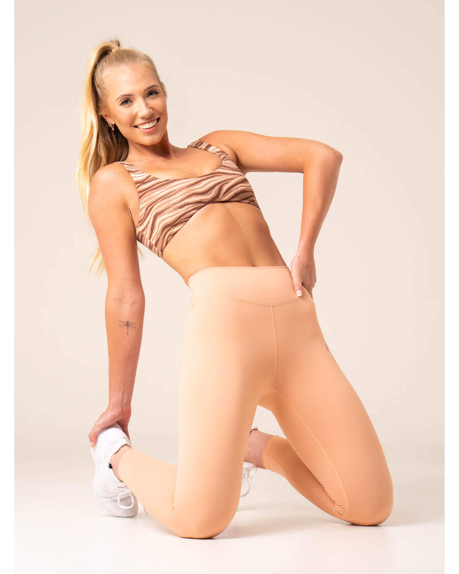 Ryderwear Unstoppable Lounge Bra - Mocha Zebra