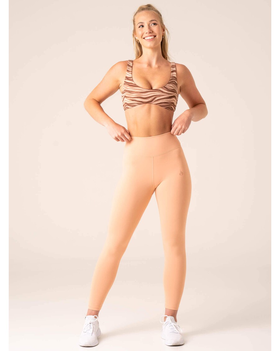 Ryderwear Unstoppable Lounge Bra - Mocha Zebra