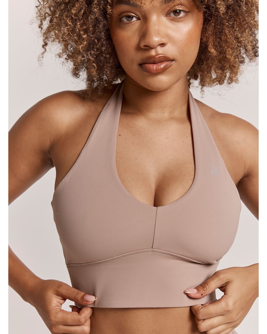 حمالة صدر رياضية من Ryderwear NKD - رمادي داكن