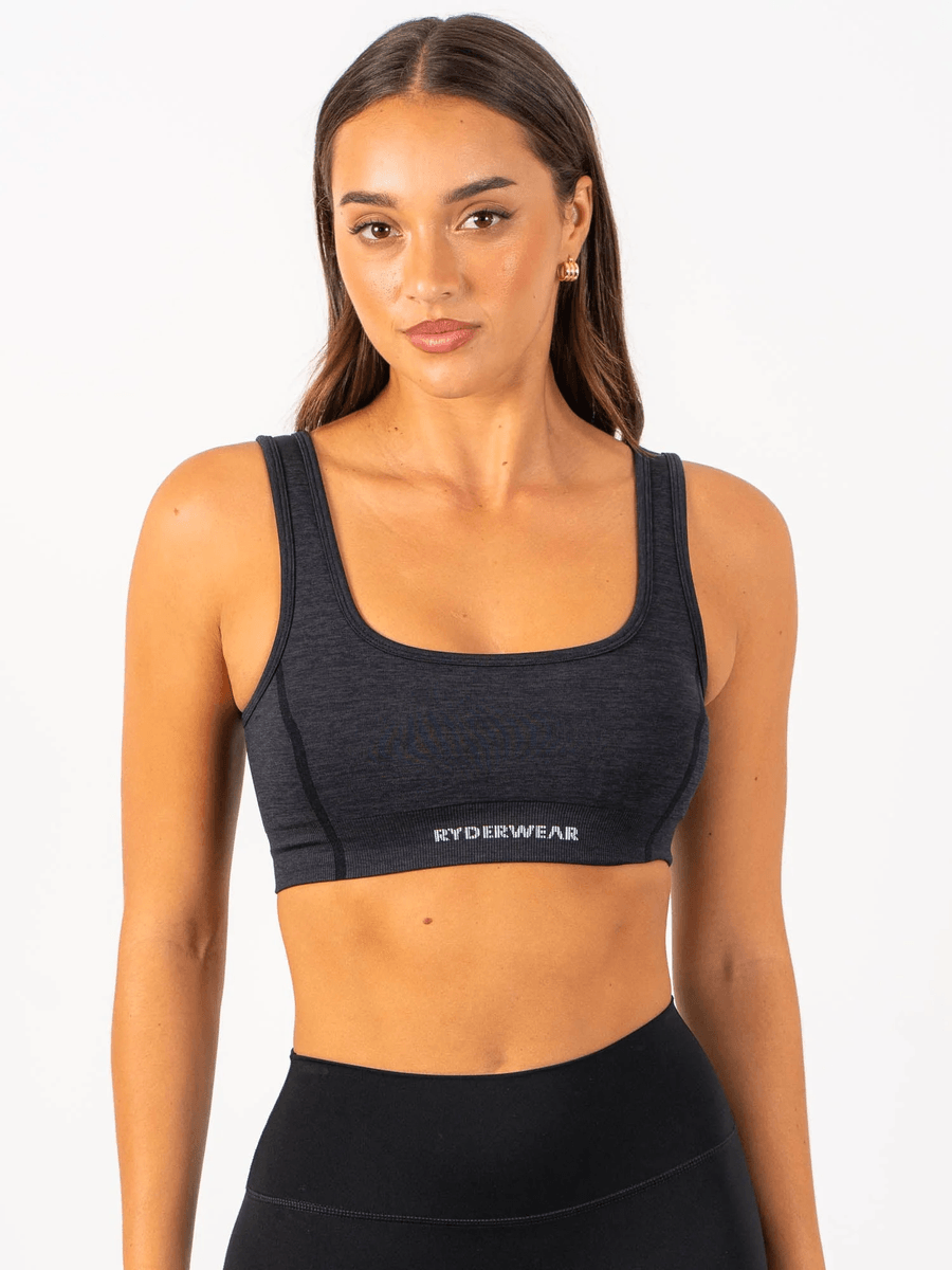 Ryderwear Enhance Sømløs Sports-bh - Sort