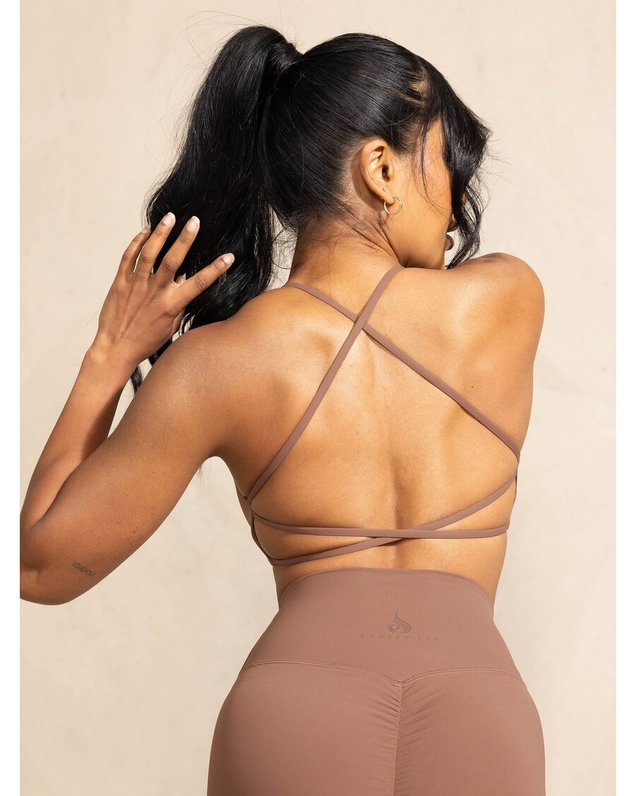Ryderwear NKD Embody Sports Crop - Mocha