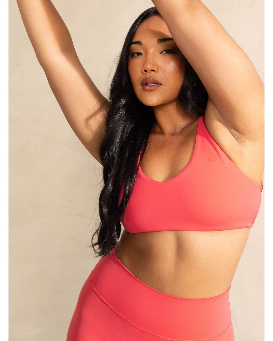 Ryderwear NKD Embody Sports Crop - Neon Salmon
