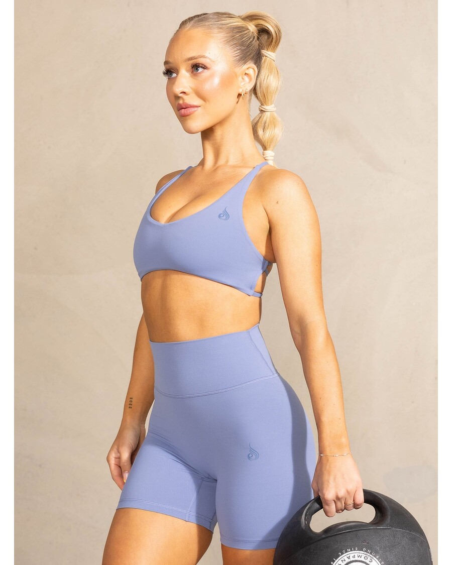 Ryderwear NKD Embody Sports Crop - Stonewash Blue