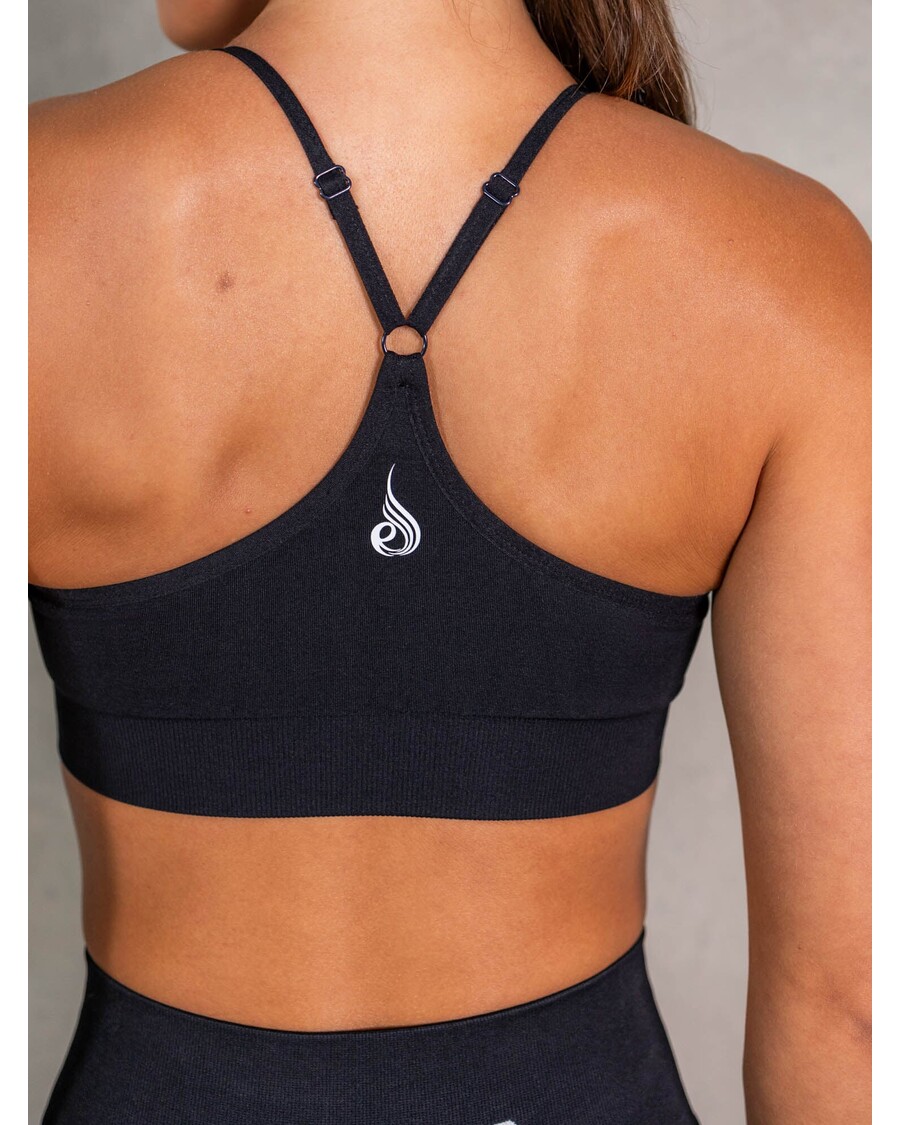 Reggiseno Sportivo Senza Cuciture Ryderwear NRG - Nero