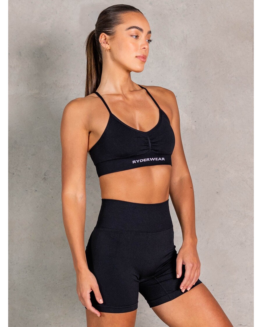 Reggiseno Sportivo Senza Cuciture Ryderwear NRG - Nero