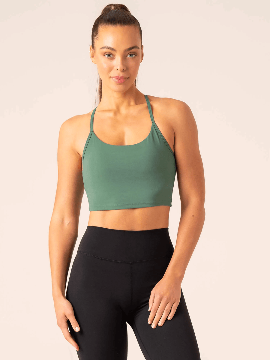 Ryderwear Embody Compression Tank Bra - Dark Green