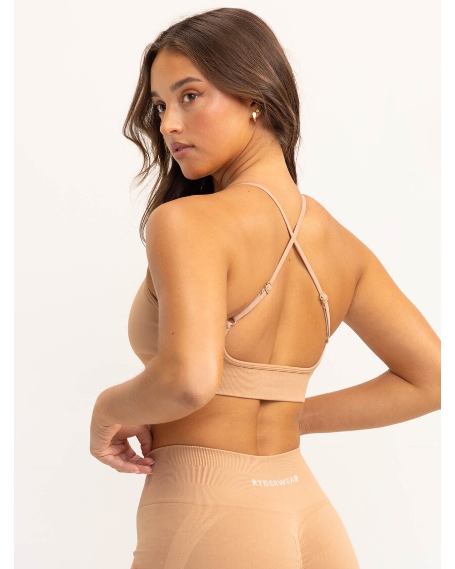 Ryderwear Lift 2.0 Bešavni Sportski Grudnjak - Tan