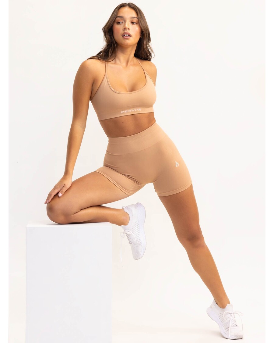 Ryderwear Lift 2.0 Bešavni Sportski Grudnjak - Tan