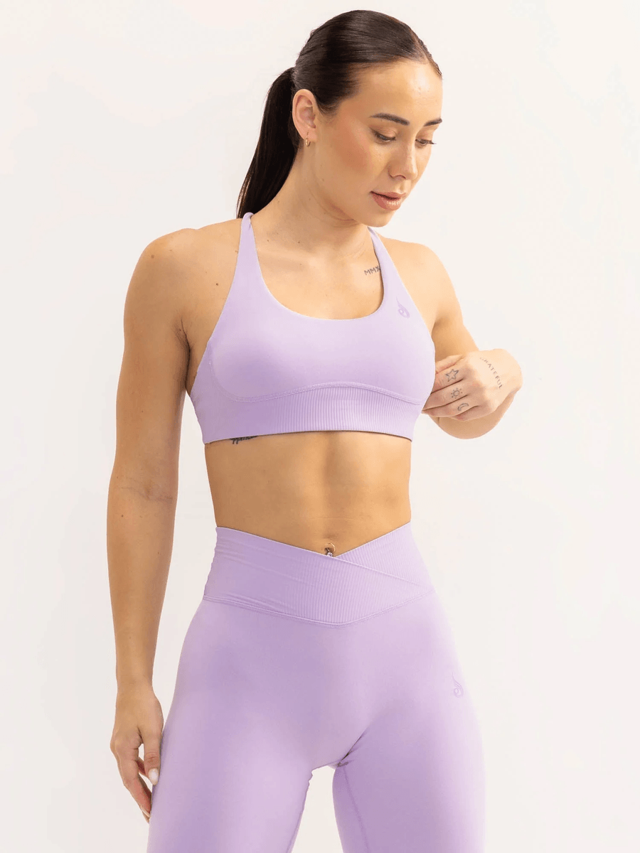 Ryderwear Activate Scoop Neck Sports Bra - Lavender